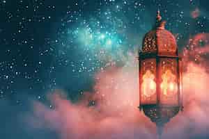 Free photo islamic ramadan celebration lantern in fantasy style