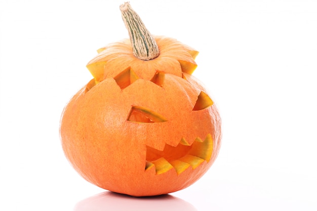 isolated halloween pumpkin