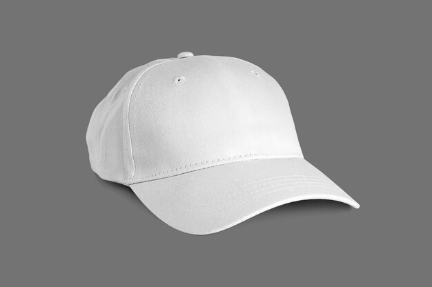 격리 된 흰색 모자