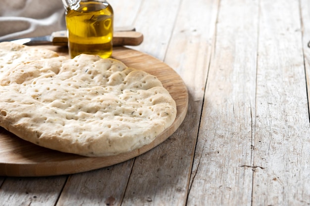 Italian focaccia with rosemary