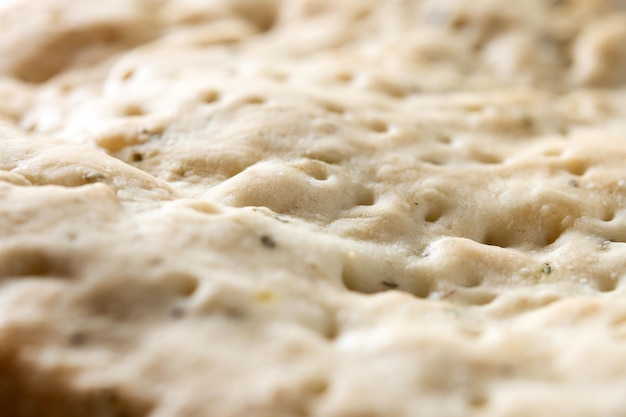 Italian focaccia with rosemary