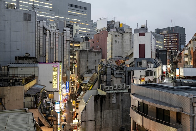 日本の建物の都市景観