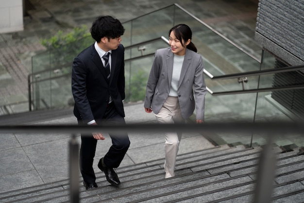 Японская бизнес-концепция с деловыми партнерами
