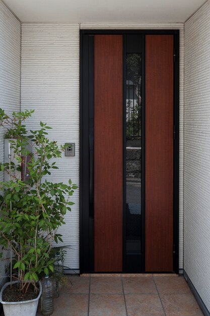 Japanese house entrance