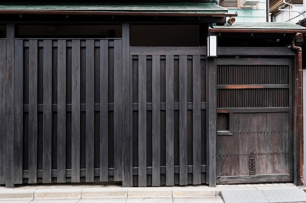 Japanese rusty house entrance