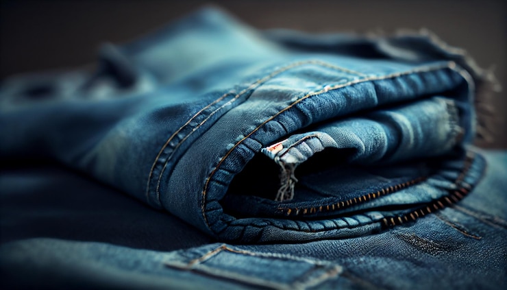 Free Photo jeans clothing fashion denim textile garment pants blue generative ai