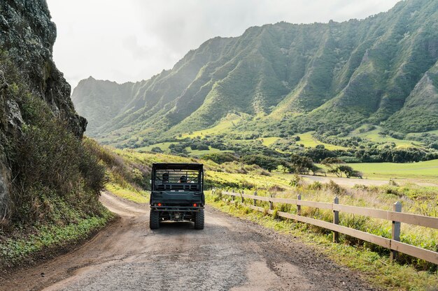 ハワイのジープ車