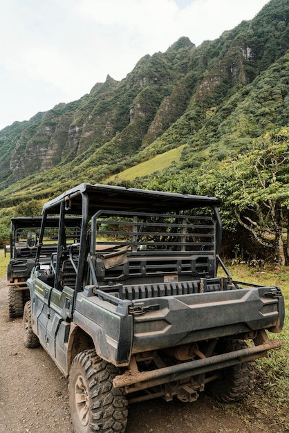 無料写真 ハワイのジープ車