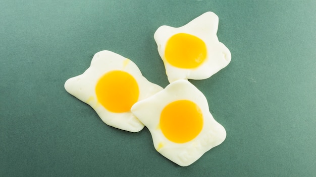 Free photo jelly fried eggs