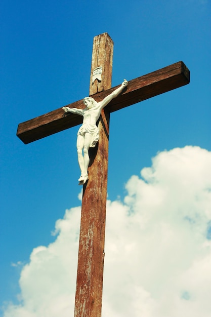 Foto gratuita gesù cristo sulla croce