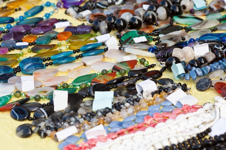 Free Photo jewelry from natural gems