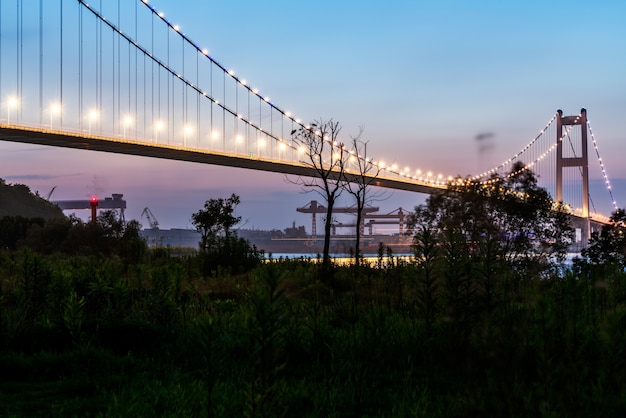 Jiangyin Yangtze Bridge – Free Download Stock Photo