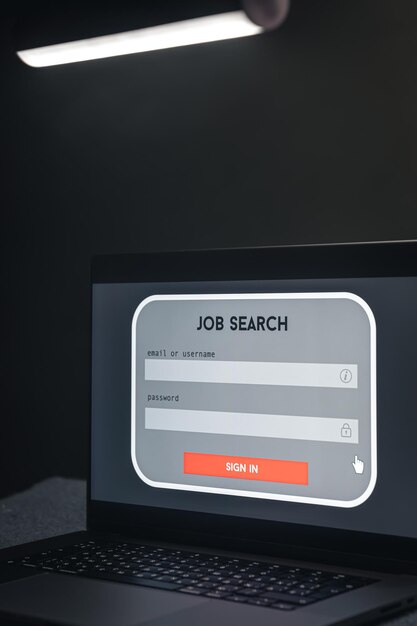 Free photo job search in computer application search for new vacancies on website