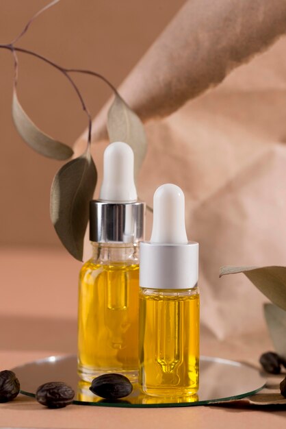 Free photo jojoba oil treatment composition