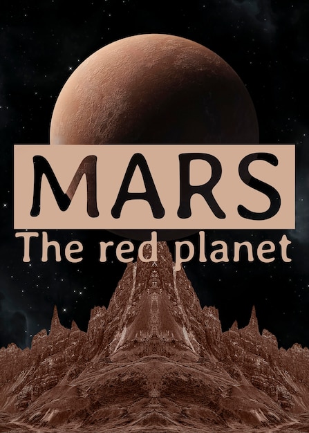 無料写真 惑星火星のコンセプトへの旅