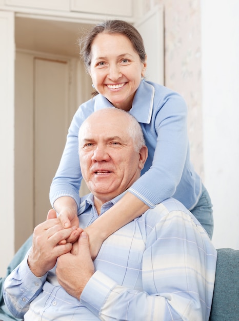 joyful  mature couple