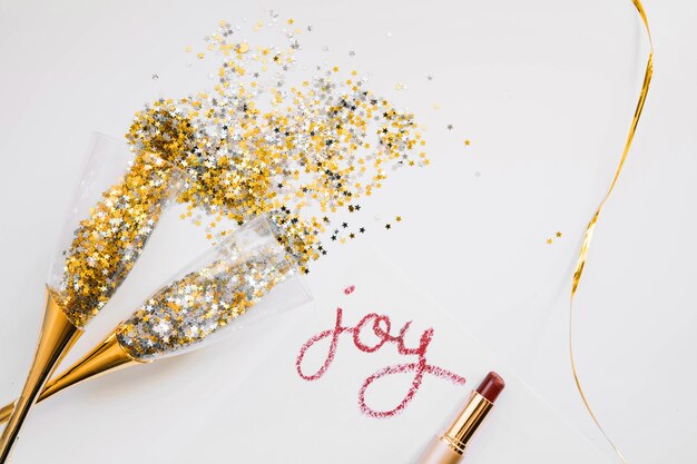 Joyful new year background