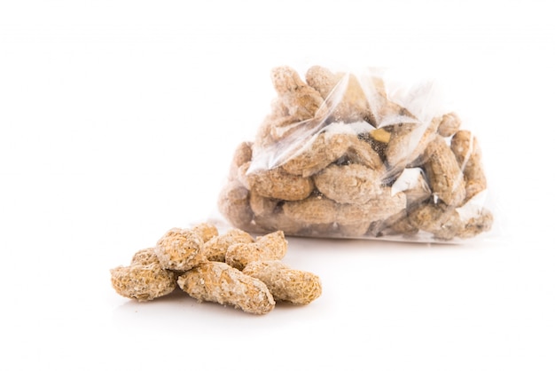 Free photo jumbo salted peanuts