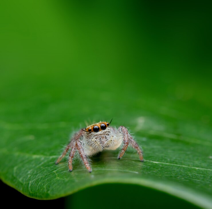 Free Photo jumping spider