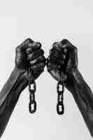 Free photo juneteenth celebration with symbolic representation of the end of slavery in the united states