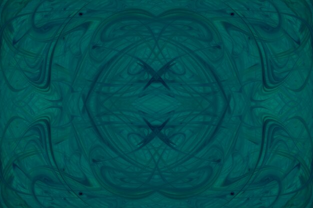 Kaleidoscope green watercolor paint background