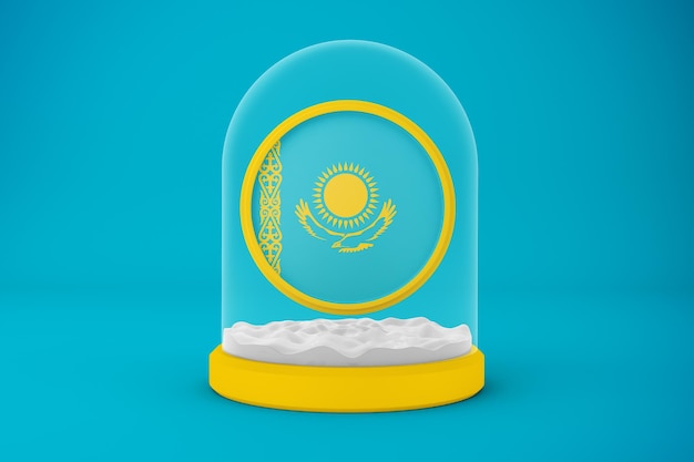 Kazakhstan globe