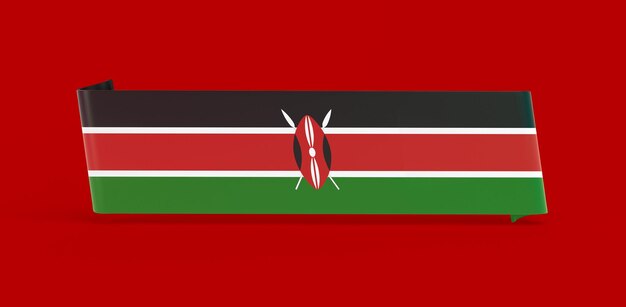 Foto gratuita bandiera del kenya