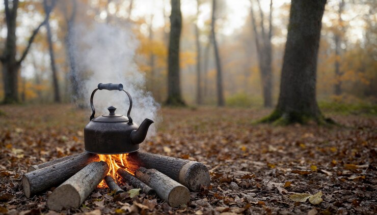 Free Photo kettle for making delicious tea