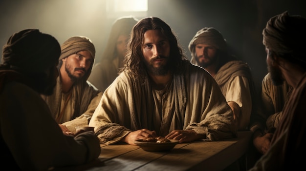 Бесплатное фото Ключевое событие в жизни иисуса христа