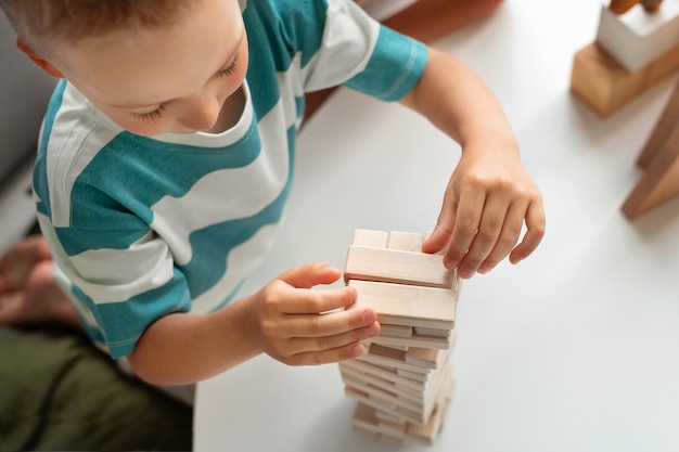 Kids playing around in calm and cosy spaces