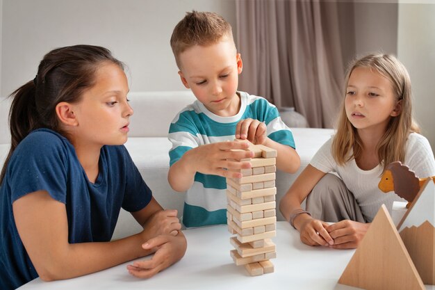 kids playing around in calm and cosy spaces