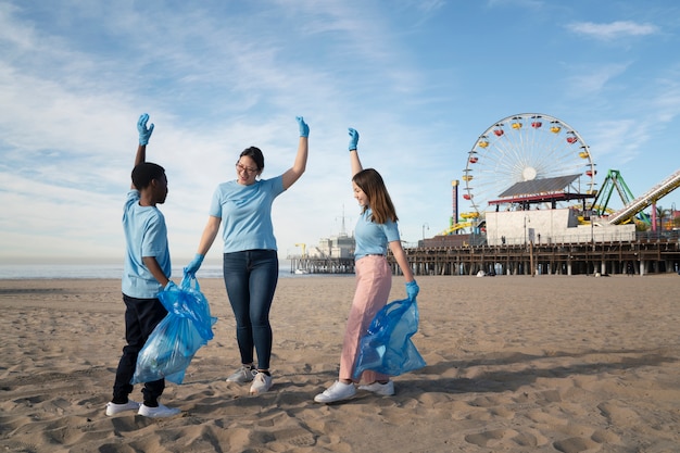 Kids saving the environment