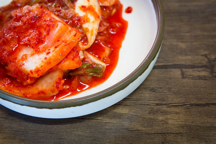 Free Photo kimchi salad of korean food