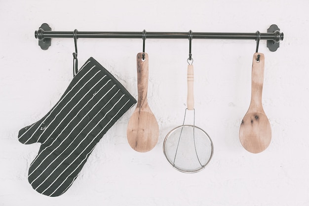 Kitchen object set on wall