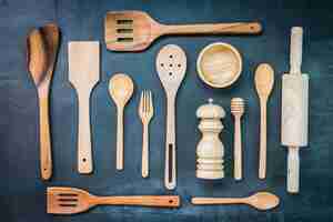 Free photo kitchen utensils