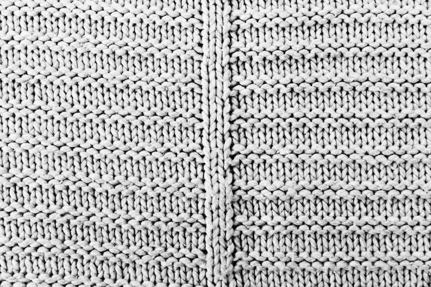 Узор вязания в ткани