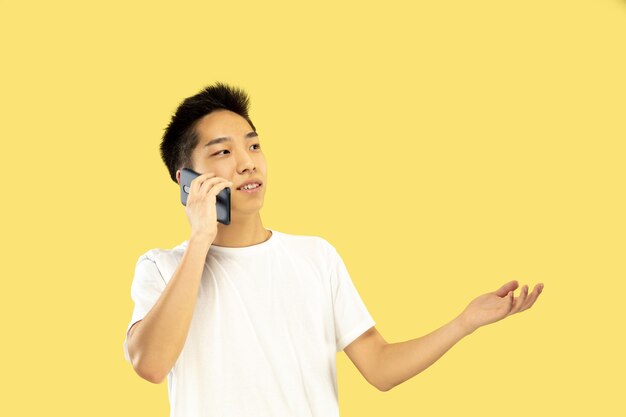 Korean young man's half-length portrait 