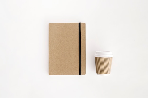 Free photo kraft paper office supplies