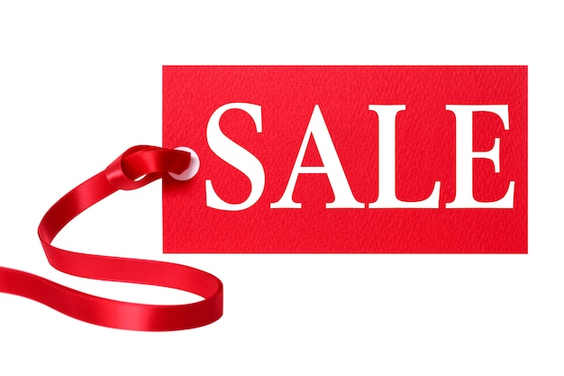 Free Photo label for sales