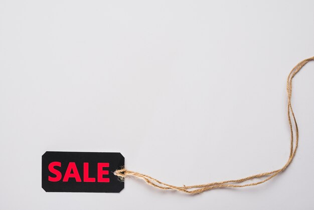 Free Photo label with sale inscription