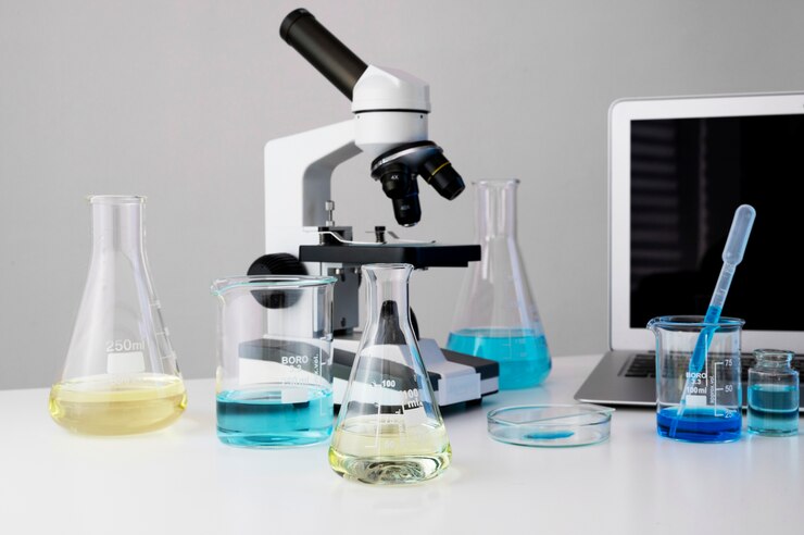 Free Photo laboratory supplies for medical work