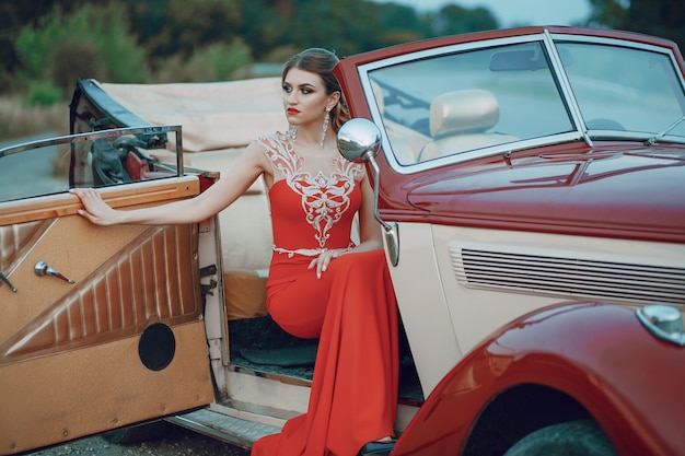 Lady in a Car