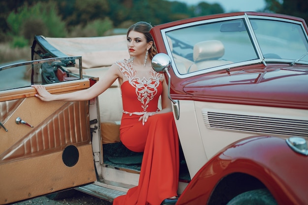 Lady in a Car – Free Stock Photo for Download