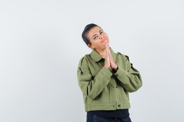 Lady in jacket