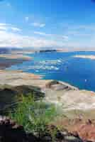 무료 사진 미드 호수 파노라마