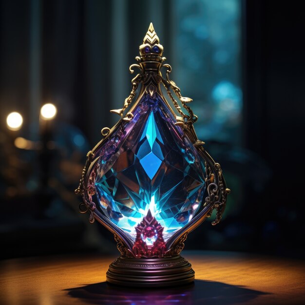 Lamp design with fantasy style