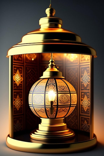 A lamp with a light on it that is made by the company of the company.