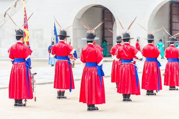 Foto gratuita punto di riferimento asiatico corea del turismo culturale