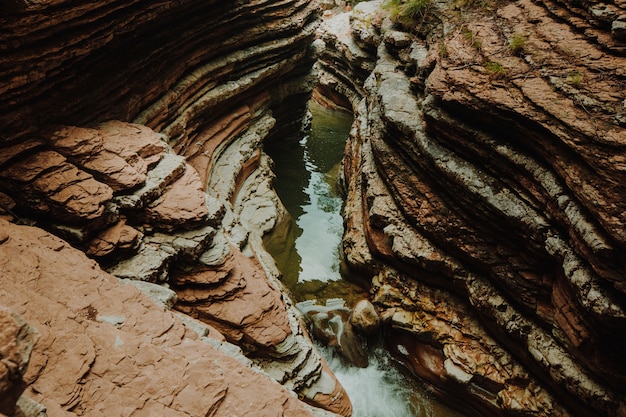 Landscape full of rocky formations