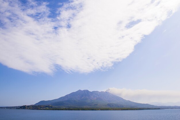 Landscape of lonely mountain